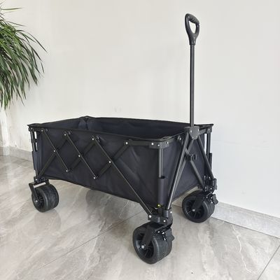 ウォンダーフォルド ビーチ 折りたたむ式 露天 キャンピングカート 調整可能な ハンドル 広い車輪