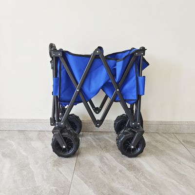 キャンピング 広場 折りたたむ ビーチワゴン 調整可能なハンドル 広い車輪