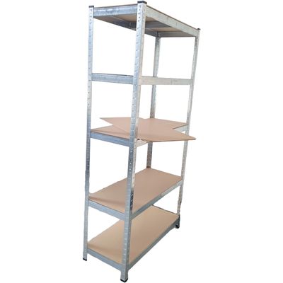 5層ラック 調整可能な金属ラック 多目的用 ボルトなし 180x90x40CM