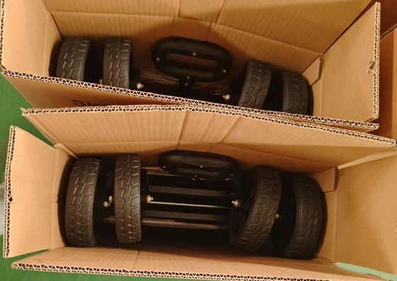鋼材 折りたたむ ワゴンカート ダブルデッカー 600D オックスフォード PVC 布