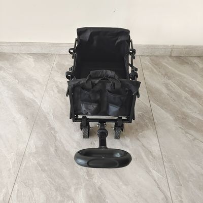 ミニ 屋外 スチール キッズ キャンピング ワゴン キャート PVC 輪 収納 折りたたみ ワゴン